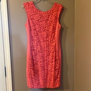 Apt. 9 coral dress. Size medium.